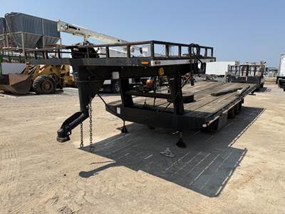 Custom Trailer 26x100 Tandem Axle Steel Tag Trailer - Spring, Fixed Axle