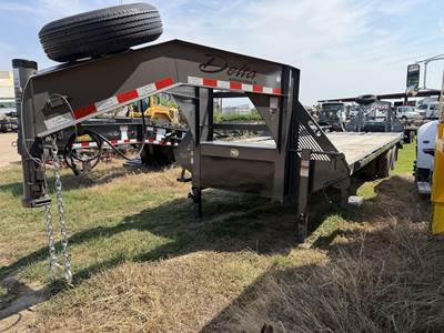 Delta 39x102 Tandem Axle Steel Tag Trailer - Spring, Fixed Axle
