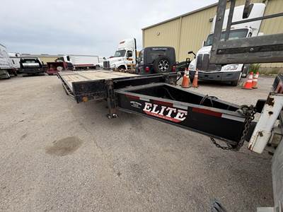 ELITE TRAILERS INC 10 TON EQUIPMENT TRAILER Tag Trailer