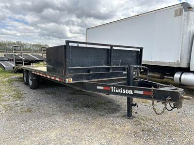 Hudson 18 FT EQUIPMENT TRAILER Tandem Axle Steel Tag Trailer - Fixed Axle