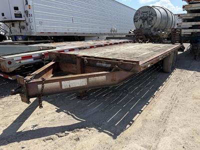 Hurst 25x102 Tandem Axle Steel Tag Trailer - Spring, Fixed Axle