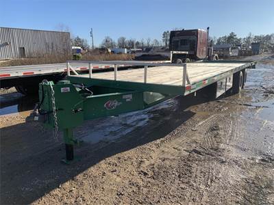 KIEFER 34x102 Steel Tag Trailer - Spring, Fixed Axle