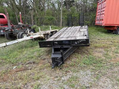 Kaufman 23 FT DOVETAIL Tandem Axle Steel Tag Trailer - Fixed Axle