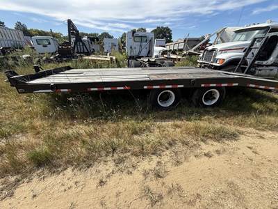 SP CONSTRUCTION 24 FT PINTLE Tandem Axle Steel Tag Trailer