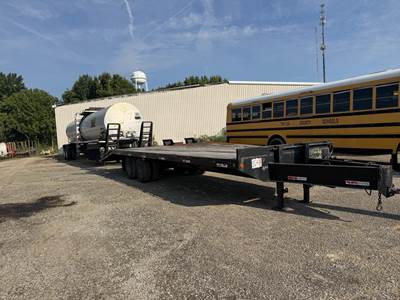 Shop Built 24x101 Tandem Axle Steel Tag Trailer - Fixed Axle