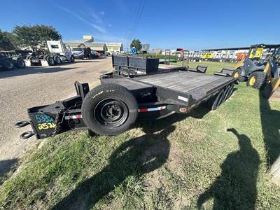 Shop Built TRI-AXLE EQUIPMENT TRAILER Tag Trailer