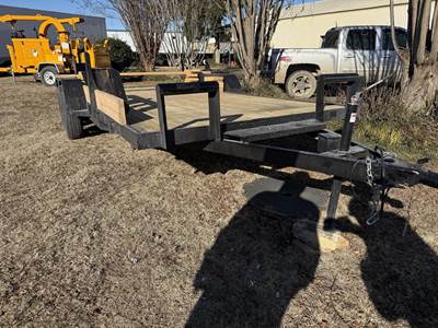 TBT TRAILERS LLC 18x87 Tandem Axle Steel Tag Trailer - Spring, Fixed Axle