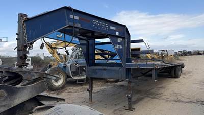 Tiger 48 FT GOOSENECK Tandem Axle Steel Tag Trailer - Spring, Fixed Axle