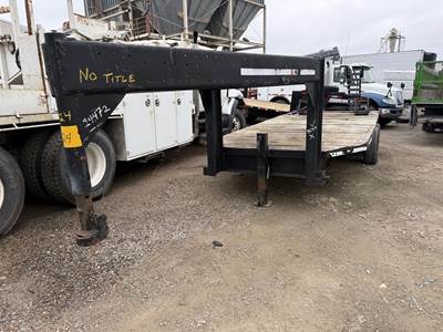 28 Ft Gooseneck Tandem Axle Tag Trailer