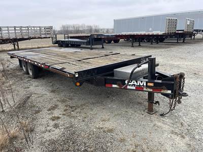 Cam Superline 29ft Tandem Axle Steel Tilt Trailer - Spring, Fixed Axle