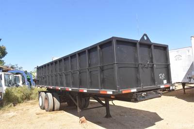 Shop Built 24 FT TRASH TRAILER Tandem Axle Waste / Sludge Tank Trailer - Spring, Fixed Axle
