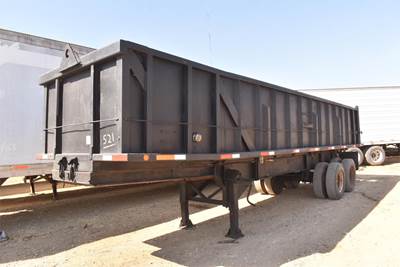 Shop Built 32 FT SLUDGE TRAILER Tandem Axle Waste / Sludge Tank Trailer - Spring, Fixed Axle