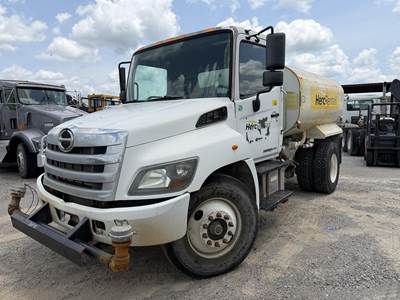 Hino 338 2000 Gallon Water Truck - 220HP, Automatic