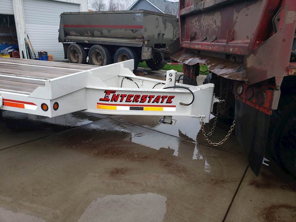 2018 Interstate 50 DLA TriAxle Pintle Hitch Dovetail Tag Trailer For