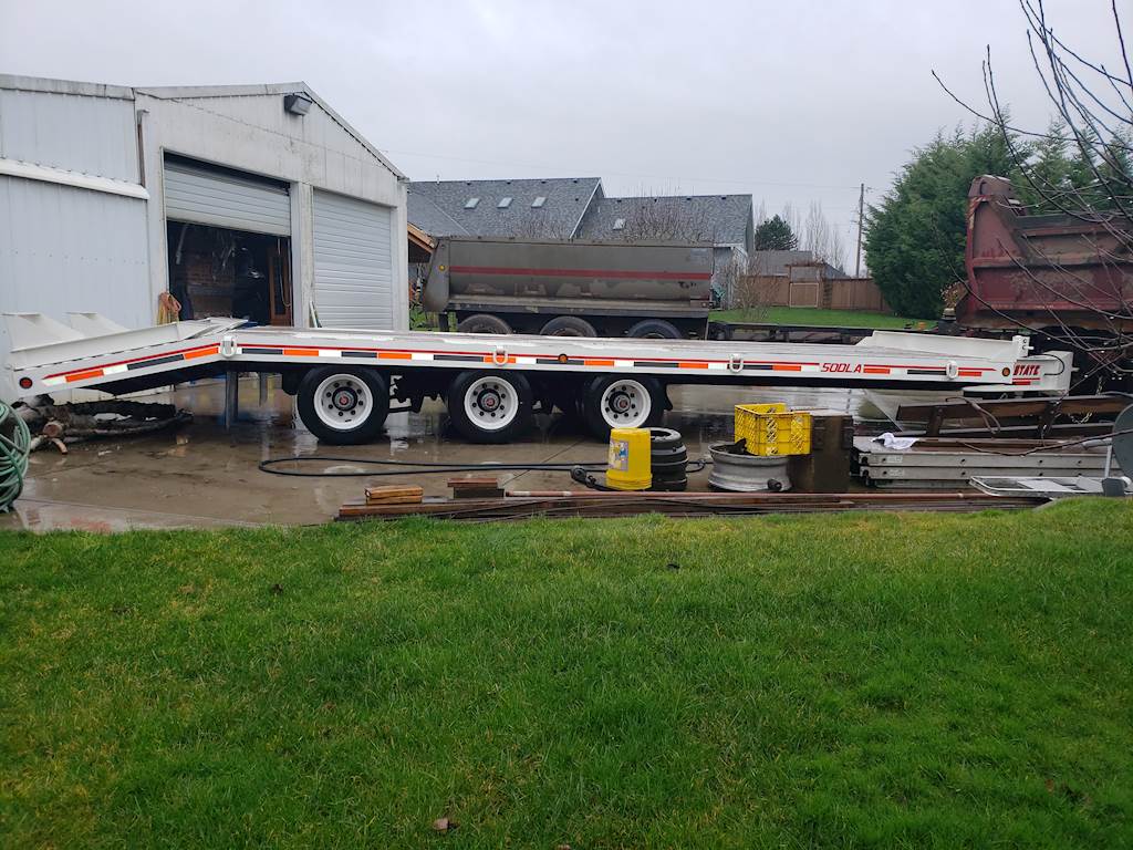 2018 Interstate 50 DLA TriAxle Pintle Hitch Dovetail Tag Trailer For