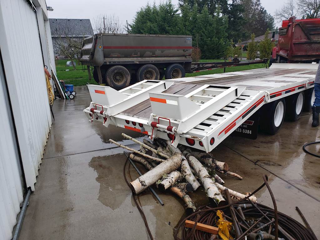 2018 Interstate 50 DLA TriAxle Pintle Hitch Dovetail Tag Trailer For