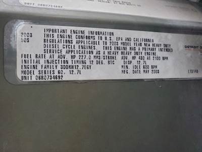 Detroit Series 60 Engine Control Module (ECM) for a 2004 Sterling A9500