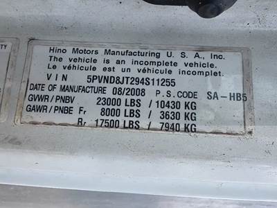Hino 258 Radiator