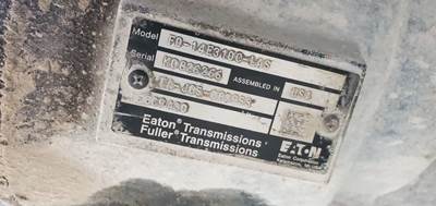 Eaton-Fuller FO-14E-310C-LAS Transmission for a 2012 International TranStar 8600