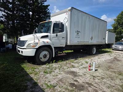 Used 2009 Hino 268 20FT Truck Box / Body