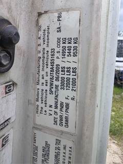 Hino JO8E-TA Turbocharger / Supercharger for a 2010 Hino 268