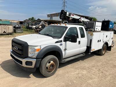 2016 Ford F-550 XLT Extended Cab Mechanic / Service Truck - Welder / Mechanics Body / Crane Truck Body