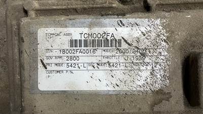 #2011 Allison 2000/2400 Transmission Control Module (TCM)