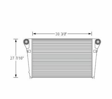 Mack CH613 Charge Air Cooler (ATAAC)