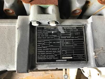 Liebherr G924 Engine