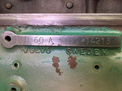 Volvo TD60A Engine
