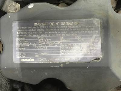 Komatsu SA6D140E-3 USED