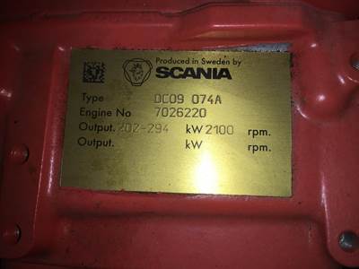 Scania DC09 074A NEW