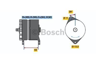 Bosch DRAAISTROOMGENERATOR 0 120 469 024 NEW