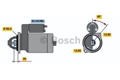Bosch STARTMOTOR 0 001 223 016 NEW