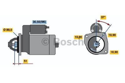 Bosch STARTMOTOR 0 001 231 012 NEW