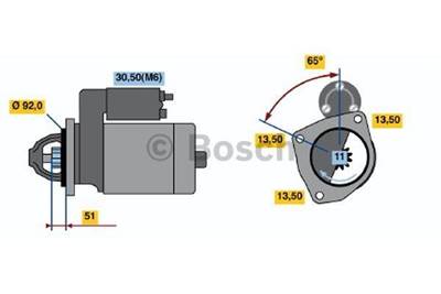 Bosch STARTMOTOR 0 001 371 006 NEW