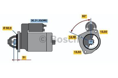 Bosch STARTMOTOR 0 001 371 007 NEW