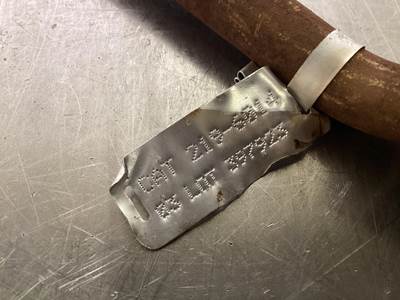 Caterpillar TURBOCHARGER FEED LINE 2196014 USED