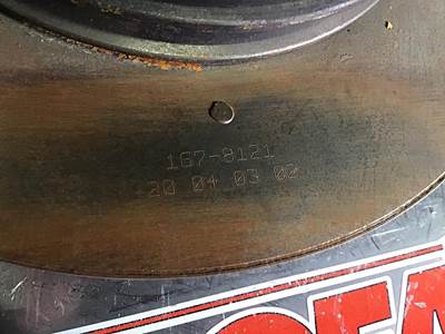 Caterpillar VIBRATION DAMPER 1678121 USED