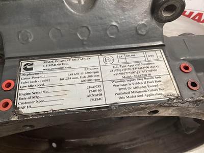 Cummins 3971670 USED