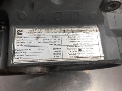 Cummins 3971670 USED