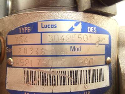 Cummins FUEL PUMP 3D42F501 REBUILD