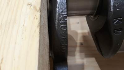 DAF CRANKSHAFT DAF 1160 DKX KR0256 REBUILD