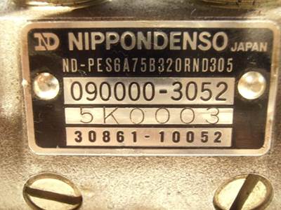 DENSO FUEL PUMP 190000-3052 REBUILD