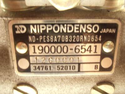 DENSO FUEL PUMP 190000-6541 NEW