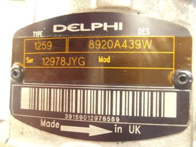 Delphi FUEL POMP 8920A439W REBUILD