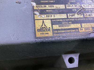 Deutz 0122 3368 USED