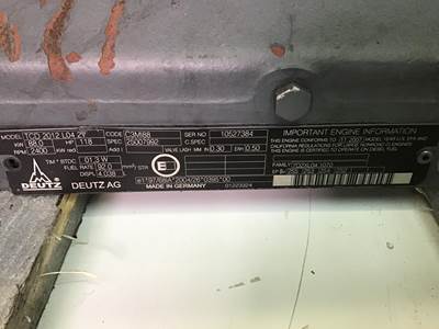 Deutz 04289542R USED