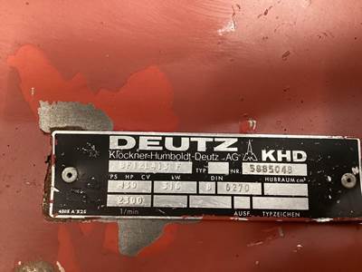 Deutz 5885048 USED
