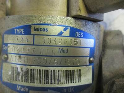 Lucas FUELPUMP 729 3042 F 551 USED